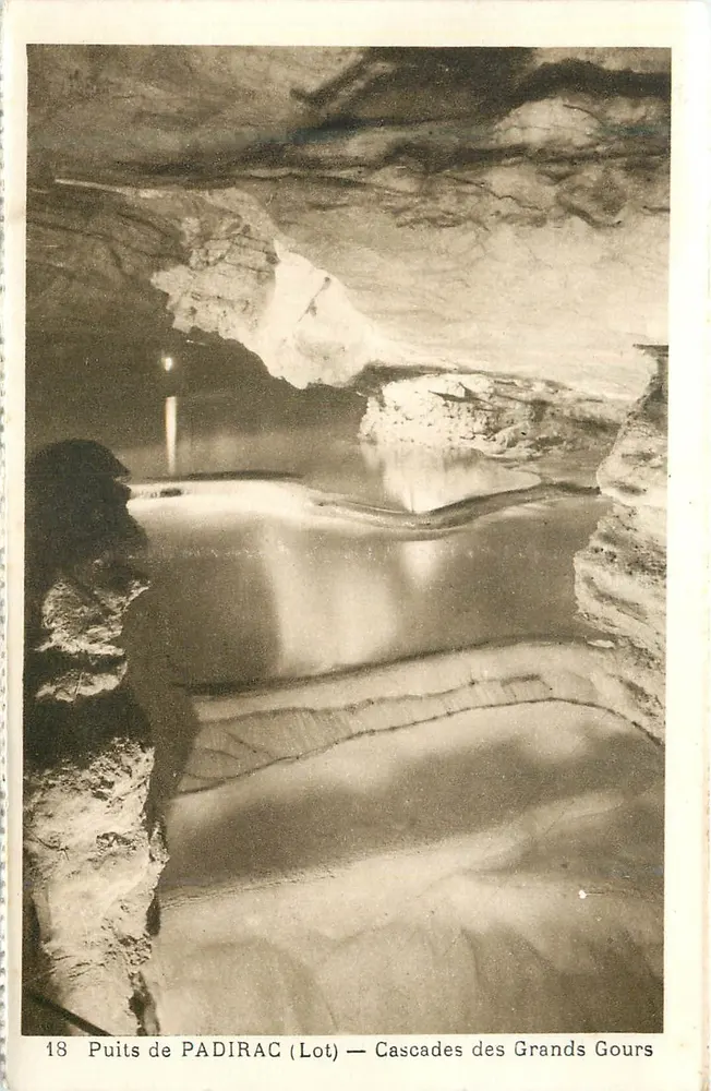 Puits de PADIRAC (Lot) — Cascades des Grands Gours - Recto