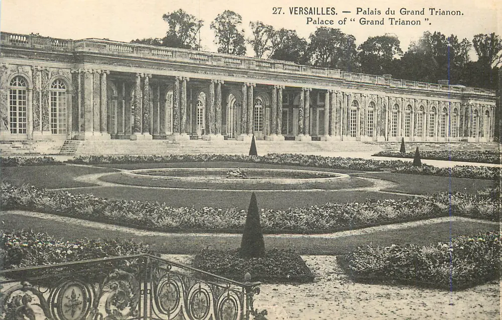 Versalhes — Palácio do Grande Trianon — Edição P. Girard - Frente