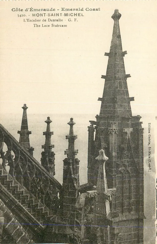 Mont-Saint-Michel - Die Spitzenstiege - G. F. - Ausgabe G. F. - Nr. 3420 - Vorderseite