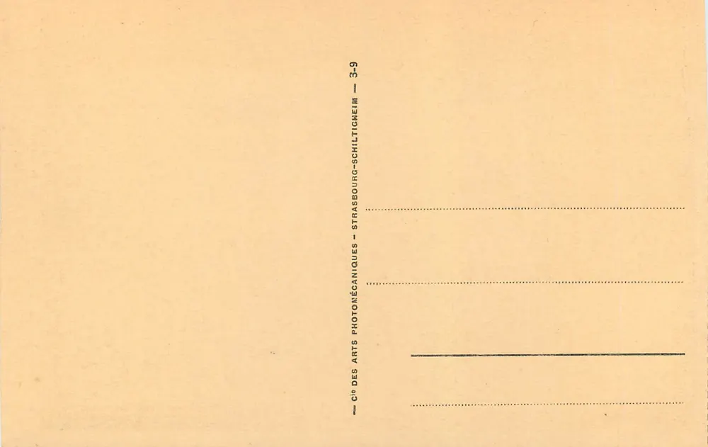 Thann - Portal da Catedral — LL 61 — editor não visível - Verso