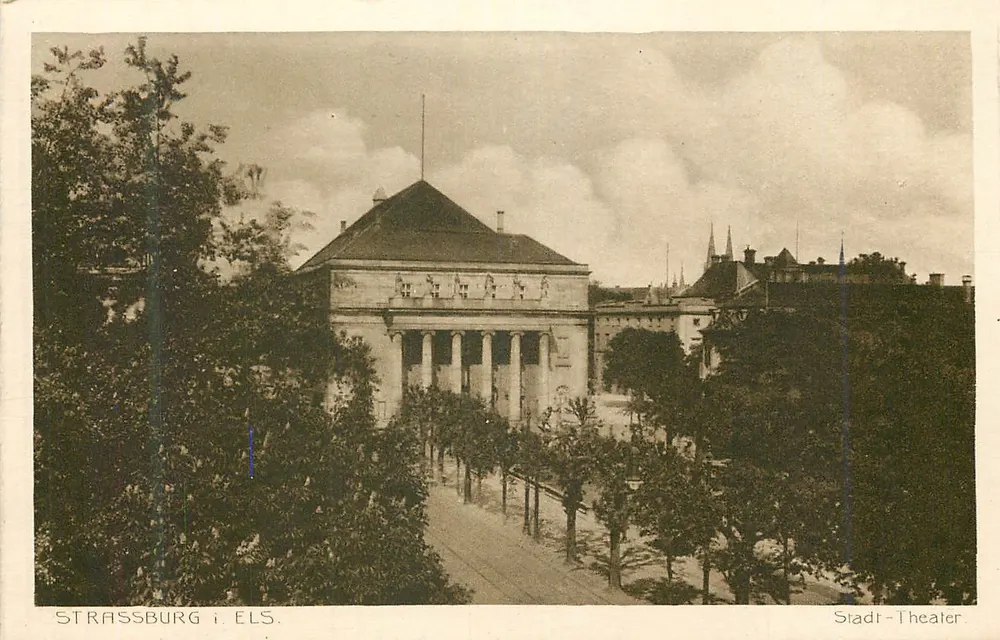 Els. Strasbourg — Stadt-Theater — Ludwig Bremer, n°15 - Frente