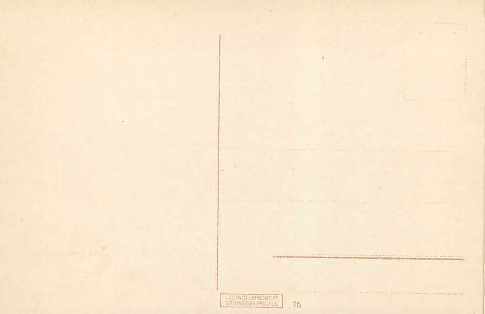Els. Strasbourg — Stadt-Theater — Ludwig Bremer, n°15 - Verso