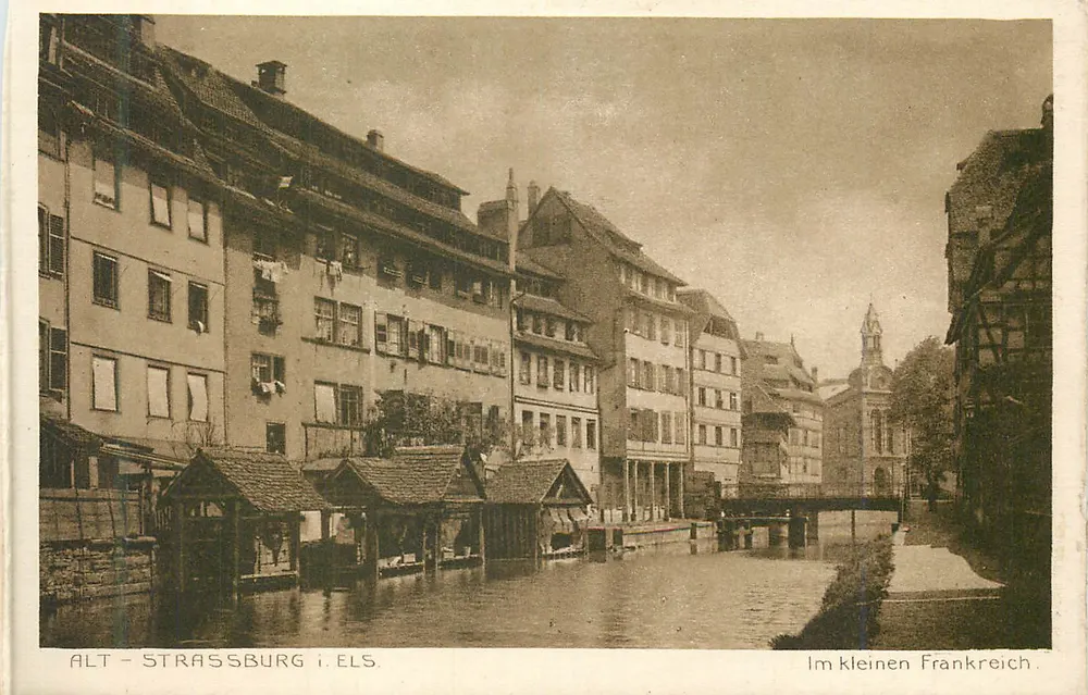 Strasbourg i. Els. — Vista do pequeno Frankreich — Ludwig Dremmer, n°12 - Frente