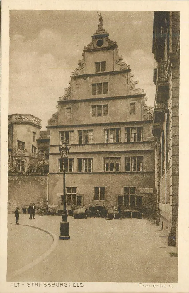 Alt-Strassburg i. Els. — Frauenhaus — Ludwig Bremer - Recto