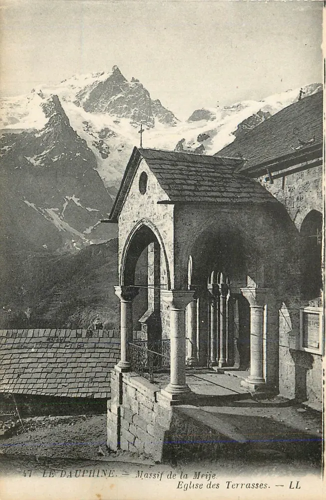 Massif de la Meije — Kirche der Terrassen — LL - Vorderseite