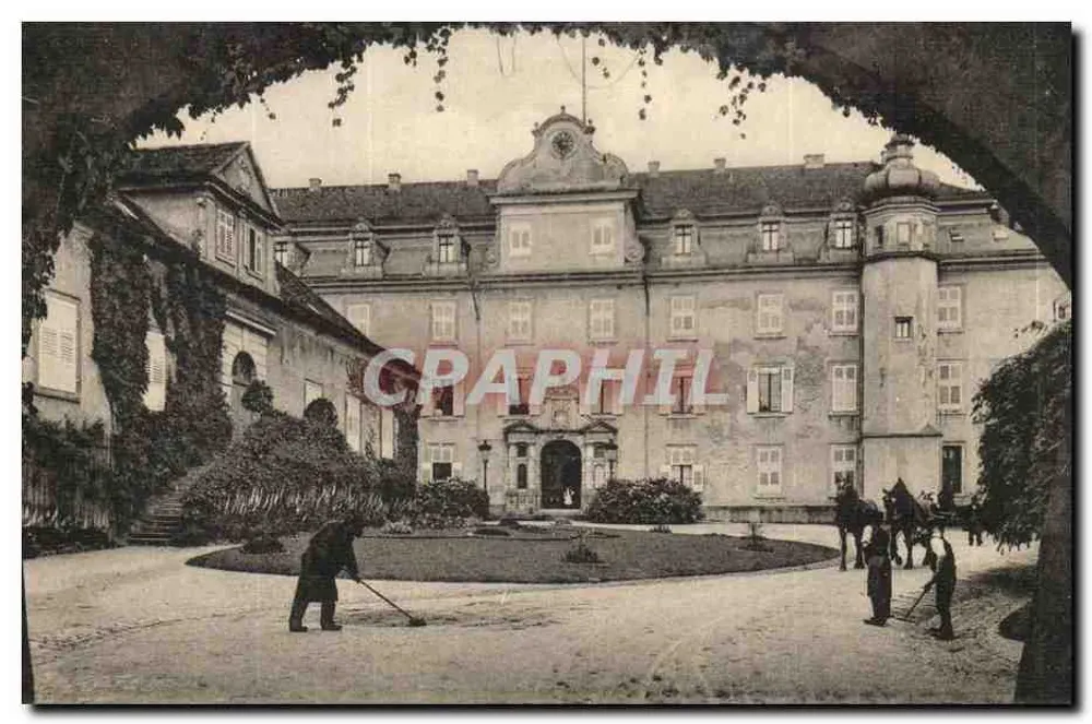 Schloss Heidelberg — Ansicht des Gartens — Verlag von Edm. von König, Baden-Baden - Vorderseite