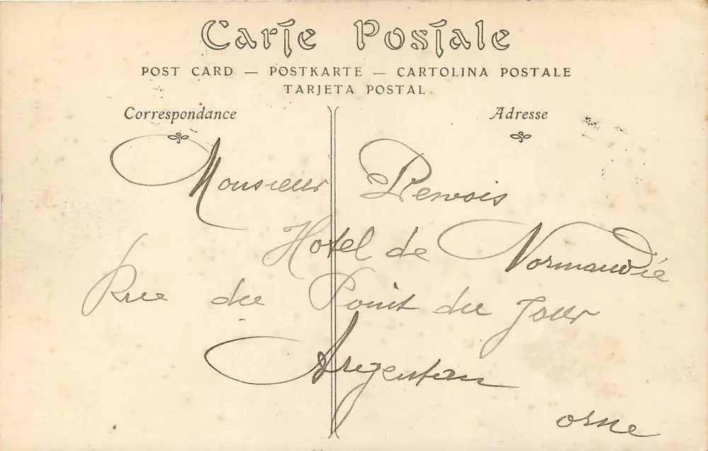 Falaise — Vista geral — C. Jeanne fot. — Falaise - Verso