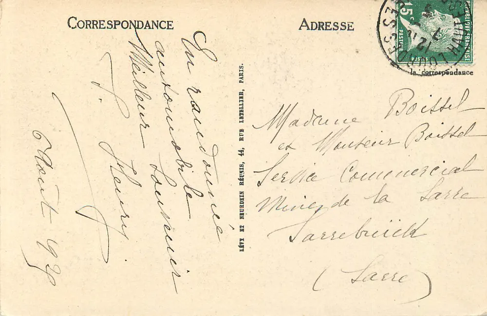 Lourdes — A Grotta — LL. - Verso