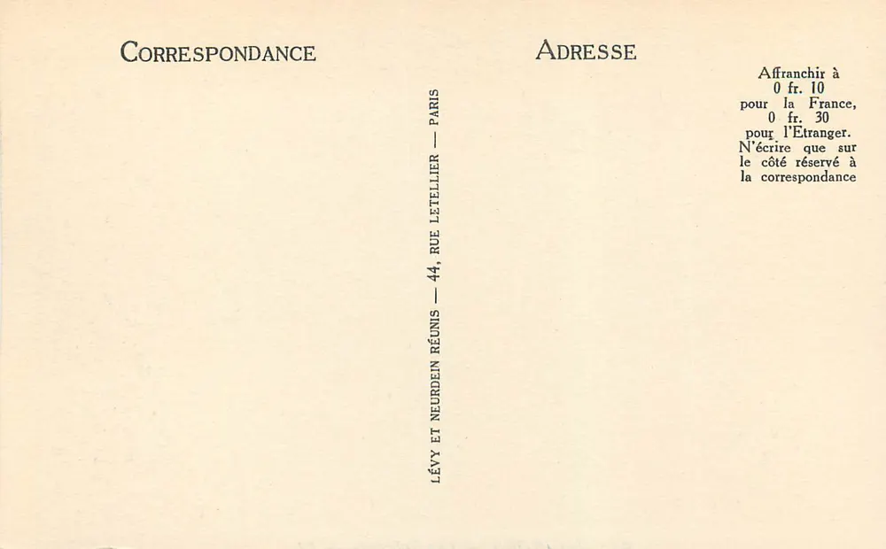 Lourdes — Aparição da Virgem — LL. n° 230 - Verso