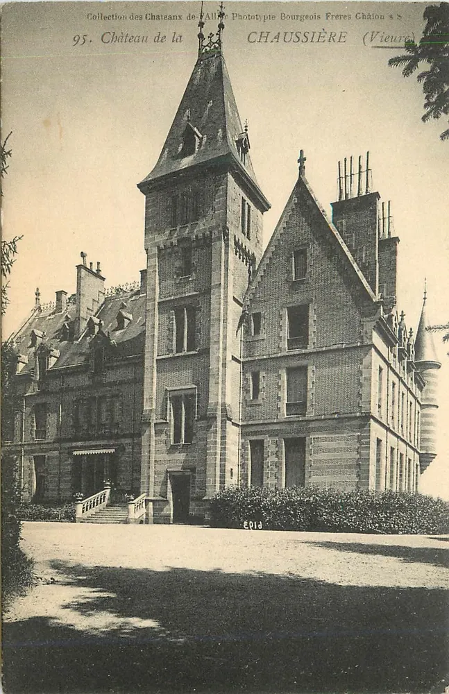 Château de la Chaussière — Vieuve — Phototype Bourgeois Frères Châlon - Front