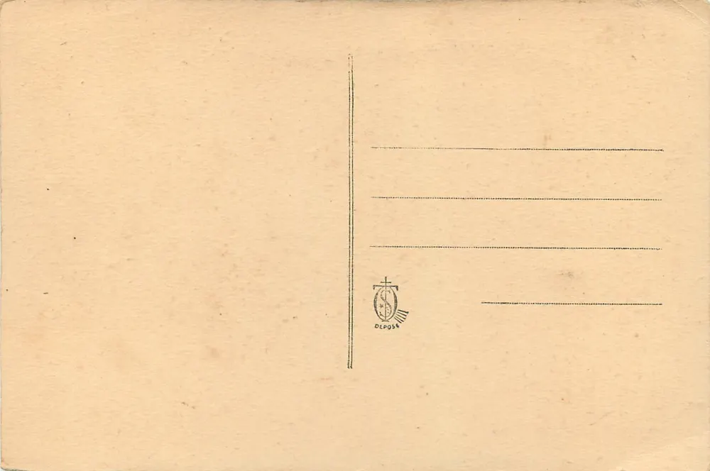 Sainte Thérèse de l'Enfant-Jésus — en première communion — DEPOSO - Verso