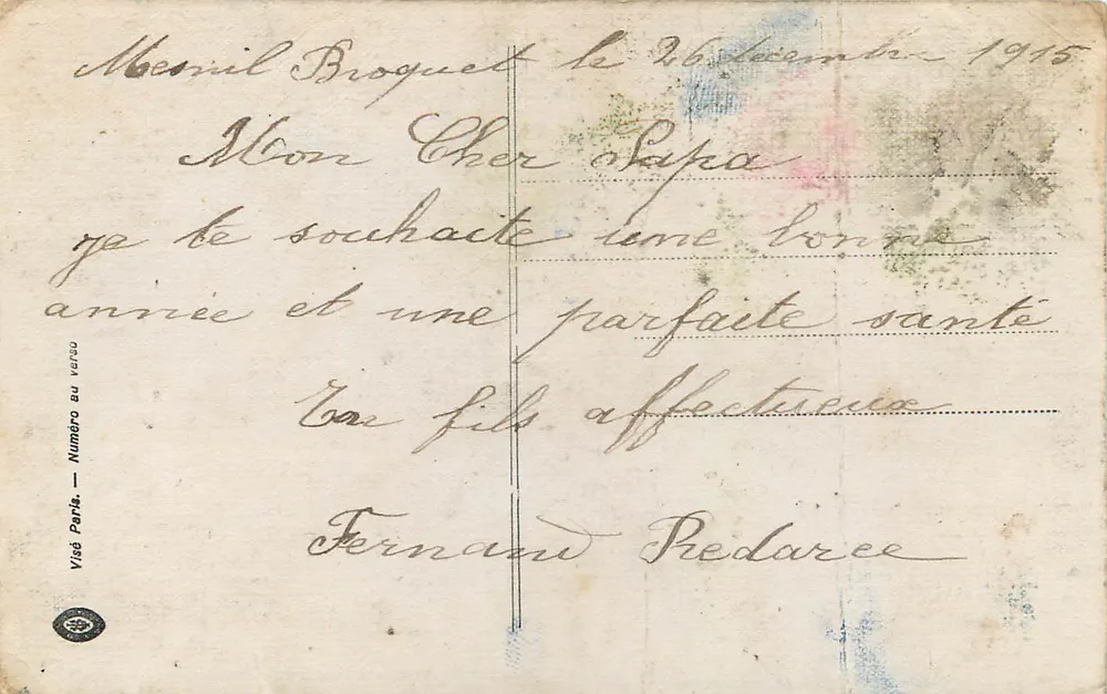 Buquê de pensamentos — Boa Ano — Rolançhe 182 - Verso