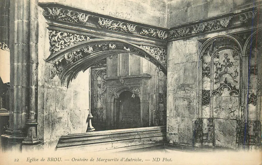 Kirche von BROU — Oratorium von Marguerite d'Autriche — ND Fotografie - Vorderseite