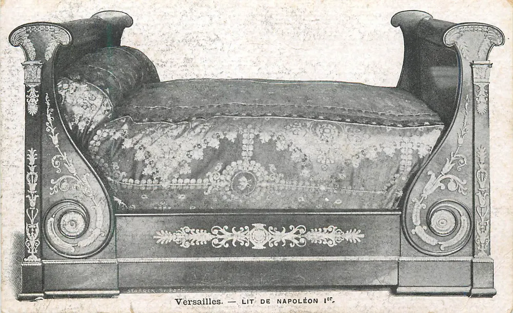 Versailles — Cama de Napoleão I — Maerck et Fils - Frente