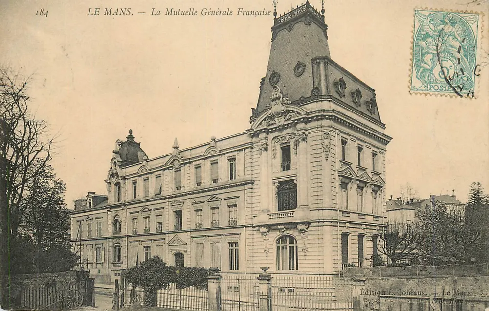 Le Mans — La Mutuelle Générale Française — Édition L. Jonraus - Front