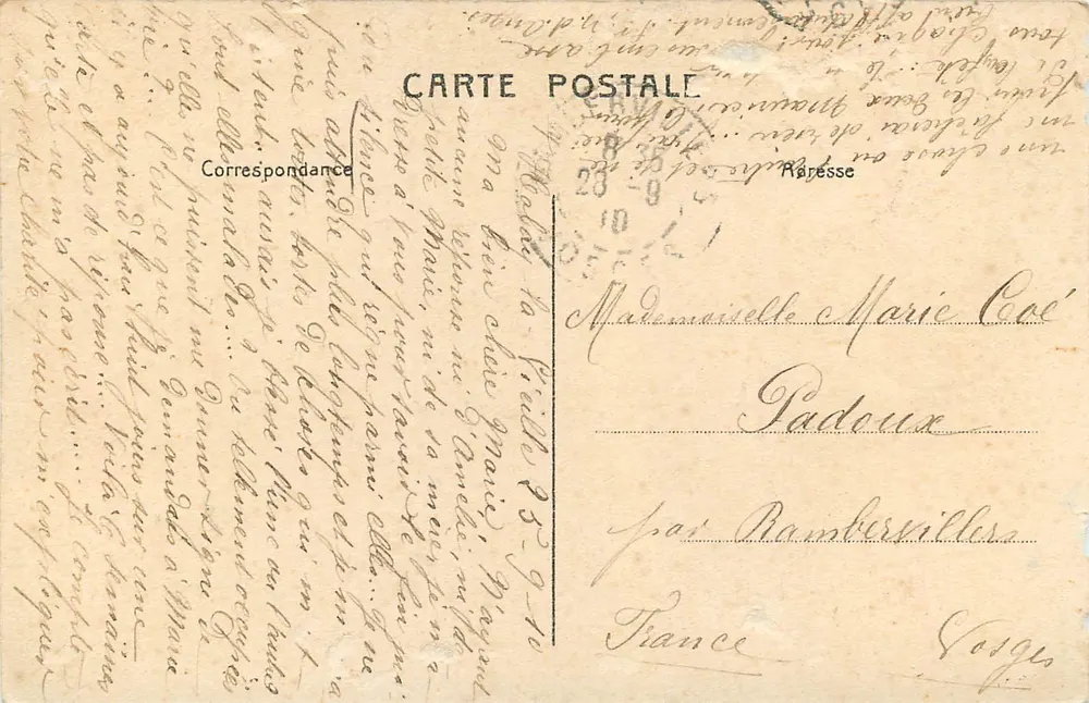 Habay-la-Neuve — Cascade de Bologne. — Publisher: Marusian (no. 11718) - Back