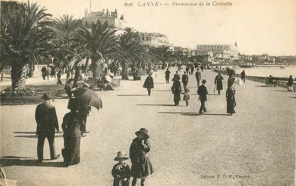 Cannes — Promenade da Croisette — Edição V. D. P. Cannes - Frente