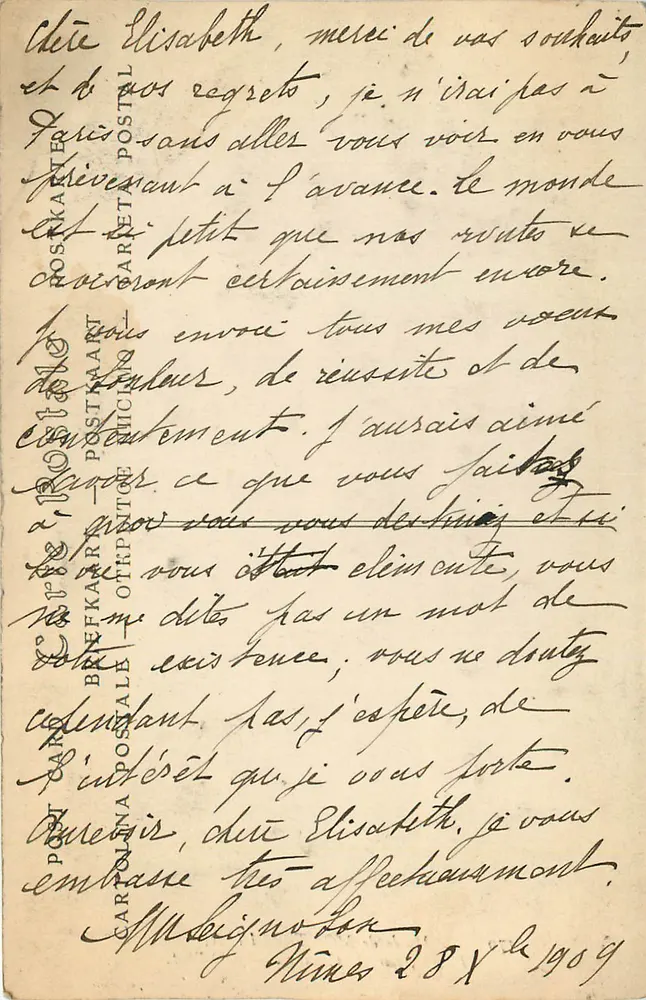 Museu de Montpellier — Pedra, por A. Cabanel — N° 179 - Verso