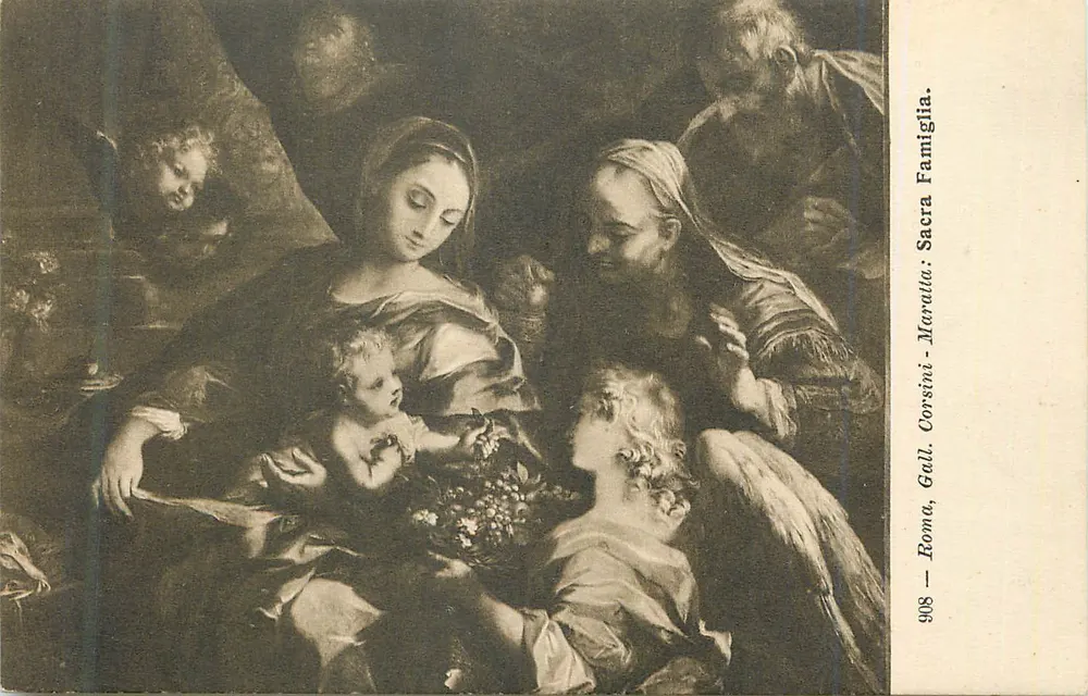 Sacred Family — Heilige Familie — Maratina — Cortini, Rom — n° 908 - Vorderseite