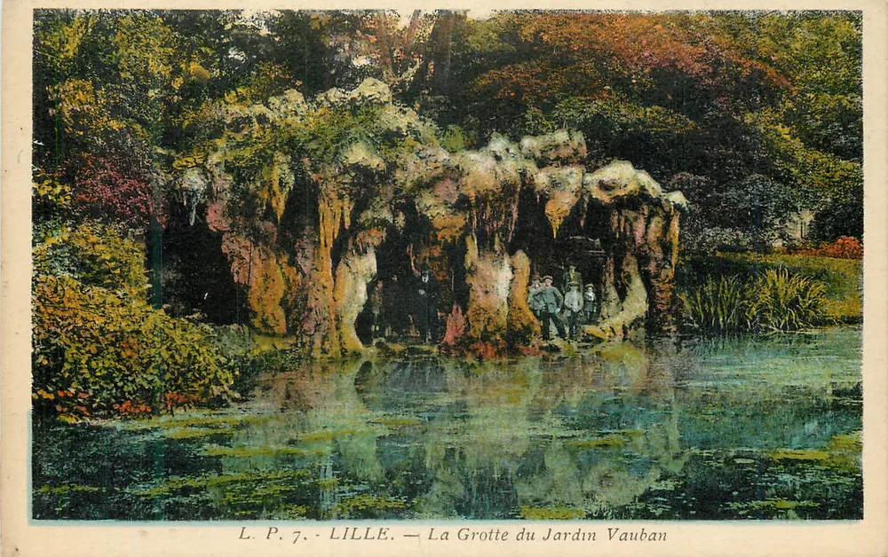 Lille — La Grotte du Jardin Vauban — L.P. 7 - Recto