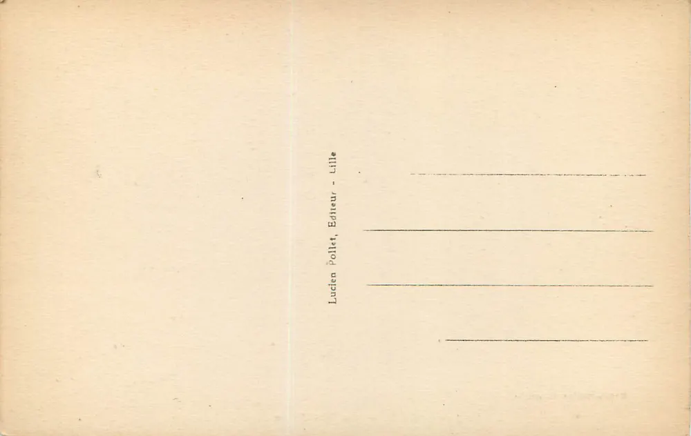 Lille — La Grotte du Jardin Vauban — L.P. 7 - Verso