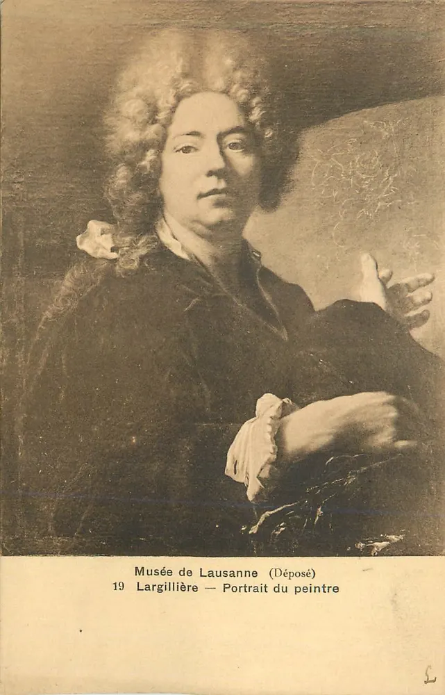 Museum Lausanne — Portrait des Malers Largillière — Serie 19 - Vorderseite