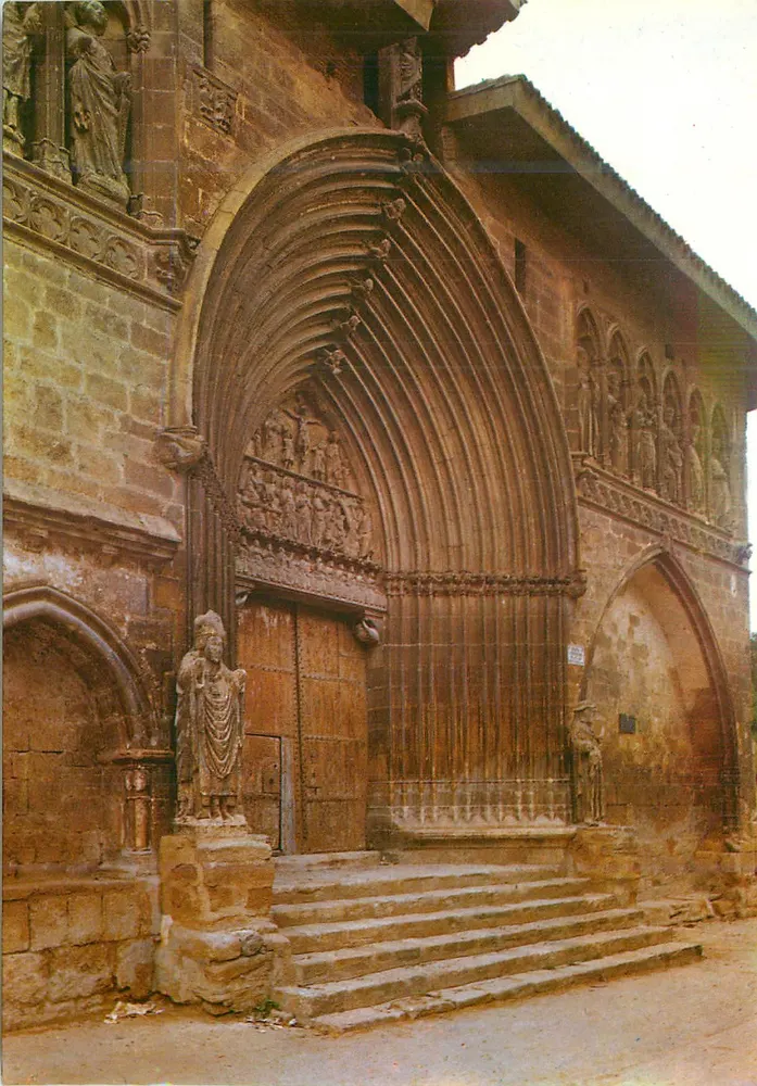 Estella — Kirche des Heiligen Grabes (13. und 14. Jahrhundert) — Fotocolor Tomas - Vorderseite