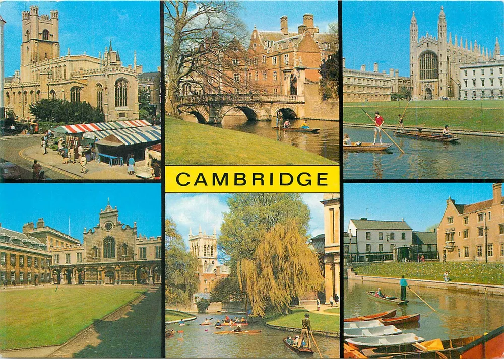 Cambridge — Panoramablick — A SALMON CAMERACOLOUR® - Vorderseite