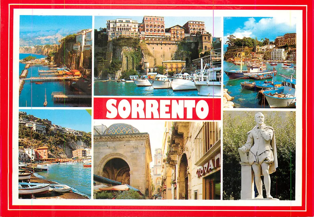Sorrento — vista panorâmica — Ed. Vincenzo Carcavallo S/129 - Frente