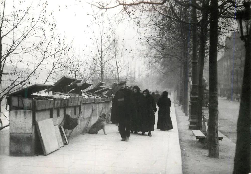 Paris 1900 — Nos cais — Foto Desoye, edição Lanchère - Frente