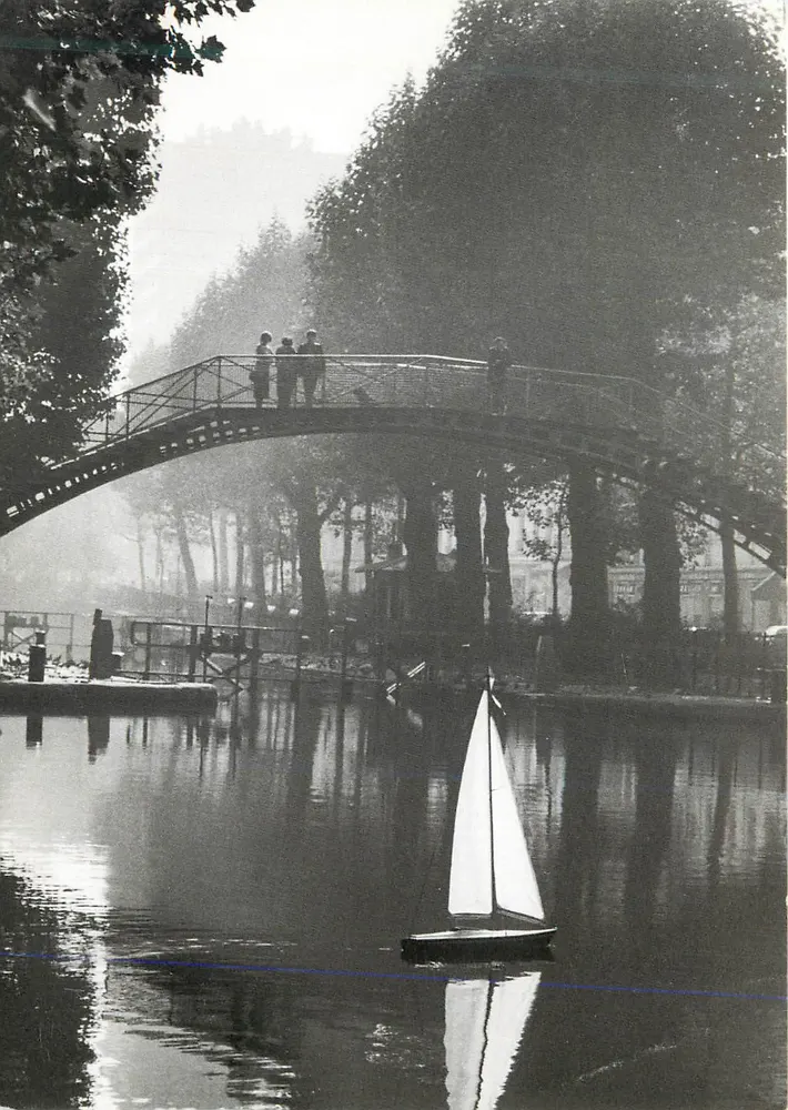 Segelboot Spielzeug — Kanal Saint-Martin, Paris — Graphique de France - Vorderseite