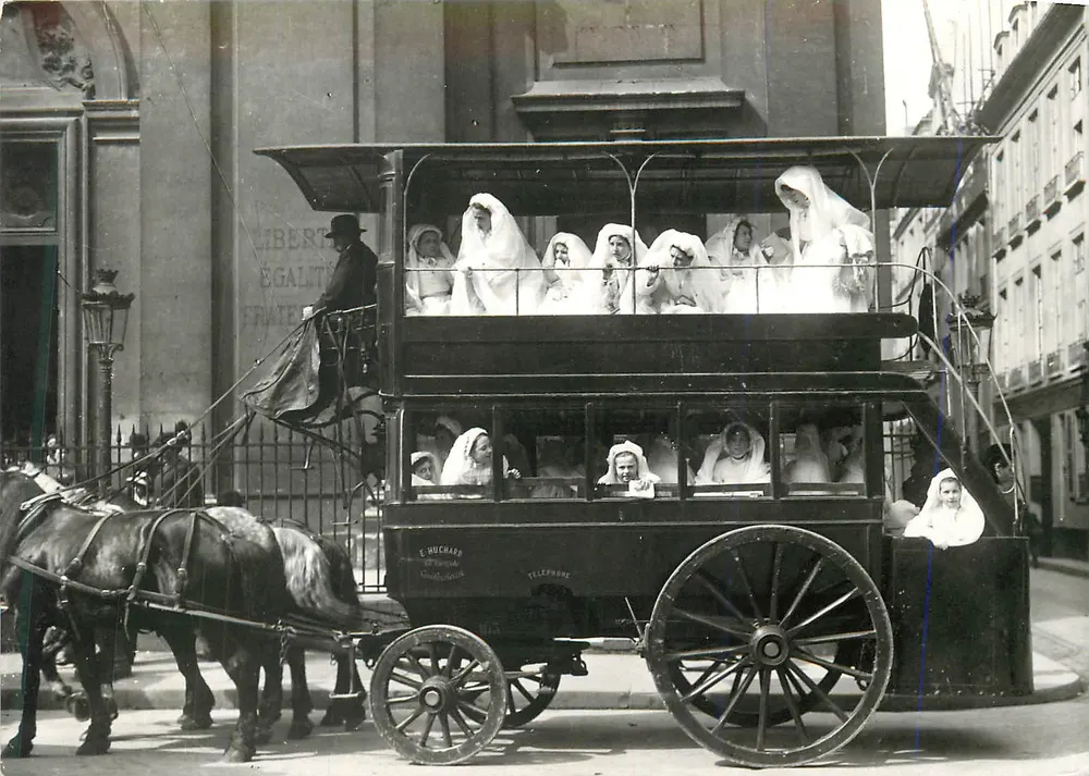 Paris 1900 — Primeira comunhão — Editor Desoye, n°38 - Frente