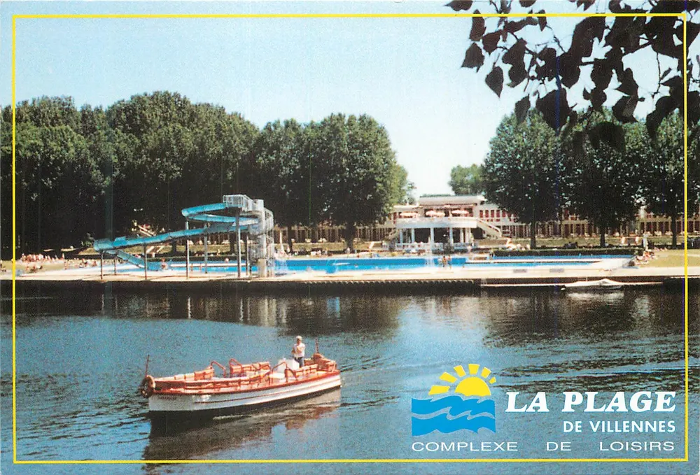 Der Strand von Villennes — Freizeitkomplex — Sonderausgabe 01 45 26 73 13 - Vorderseite