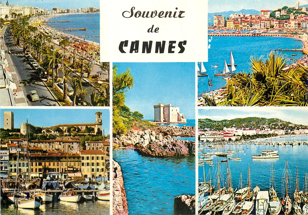 Cannes — Lembranças de Cannes — Éditions d'Art Montluet, Nice - Frente