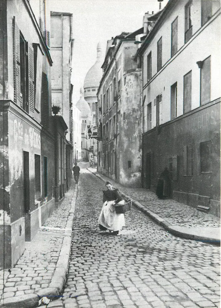 Wäscherin in Montmartre — nahe dem Sacré-Cœur — SEEBERGER / S.P.A.D.E.M. - Vorderseite
