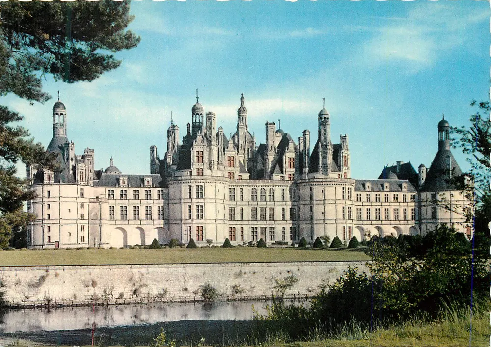 Chambord (Loir-et-Cher) — Château (1519-1550) et le Cosson — éditeur Caisse Nationale des Monuments Historiques, Ref. C.99 - Recto