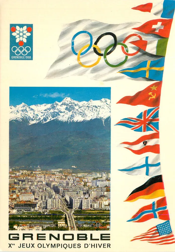 Grenoble — Xes Jeux Olympiques d'Hiver 1968 — Éditions d'Excoffon - Frente