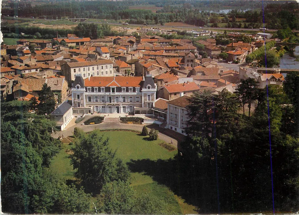 Anse (Rhône) — Visão geral aérea — Combiér Impressor Mâcon - Frente
