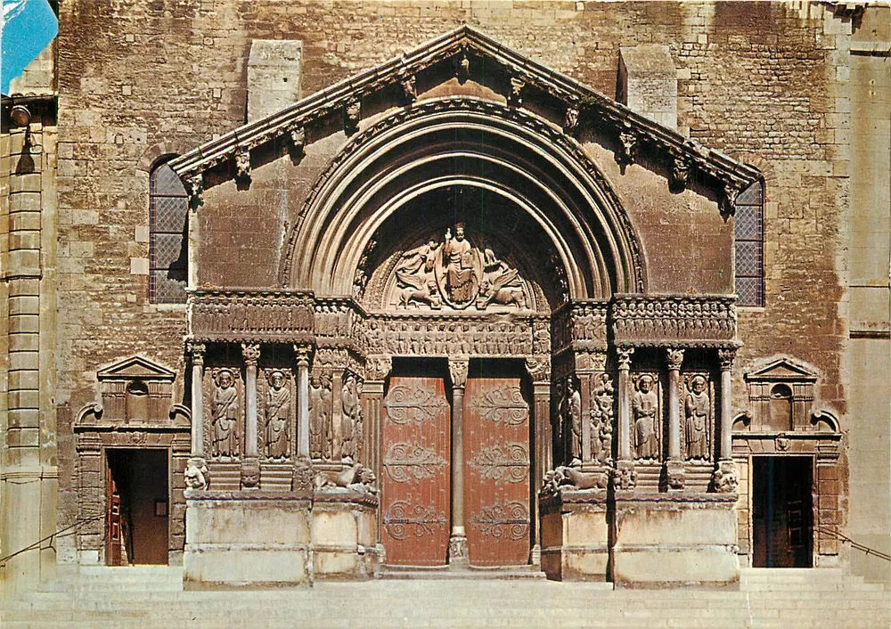 Portal der Kirche Saint-Trophime — Arles-sur-Rhône — Éditions S.L. Lyon/Villeurbanne - Vorderseite
