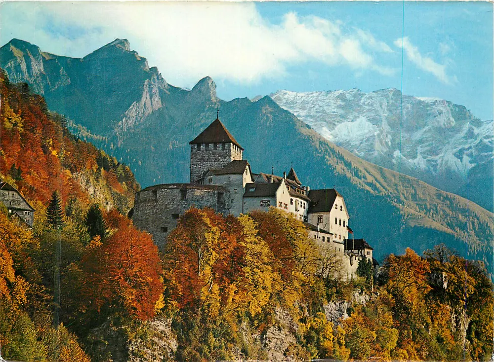 Schloss Vaduz — Liechtenstein — Foto P. Ospelt - Frente