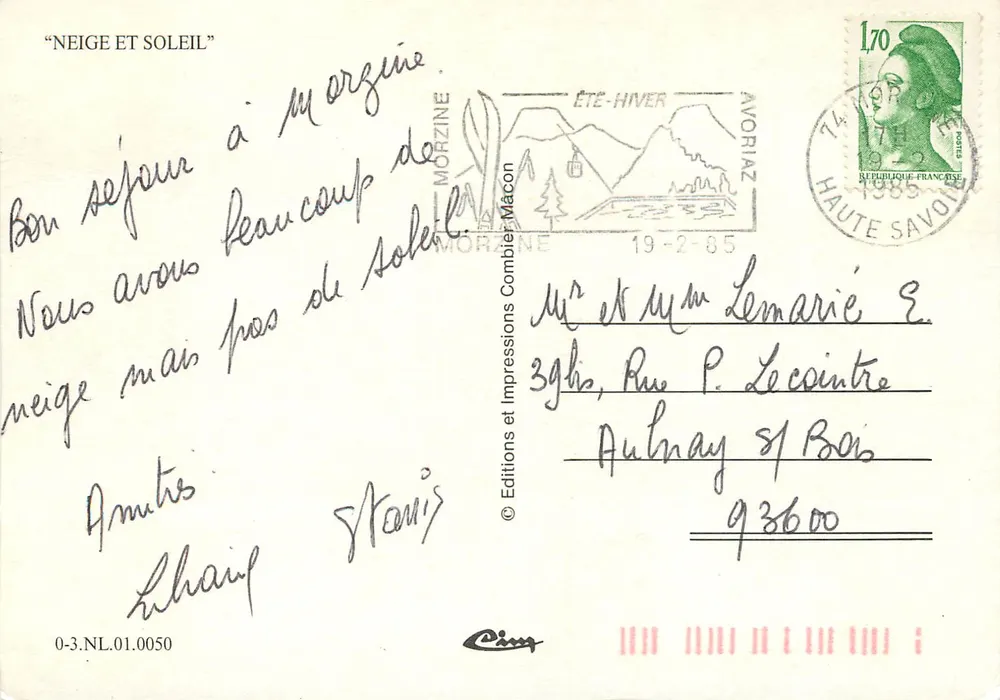 Morgnine — Vista de montanha nevada — Cinq, editor - Verso