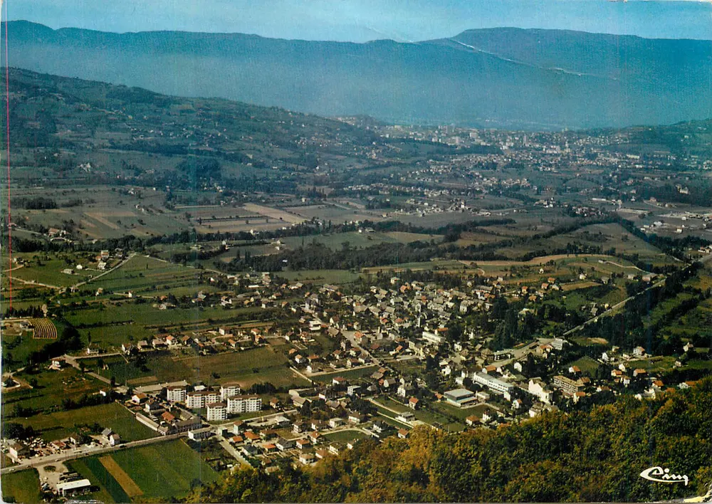 Challes-les-Eaux (73. Savoie) — General Aerial View — Printer Combier, Mâcon - Front
