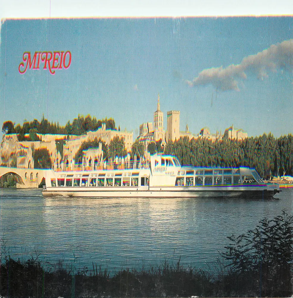 Mireio — Bateau-Restaurant sur le Rhône — Édition G.P.B. - Recto