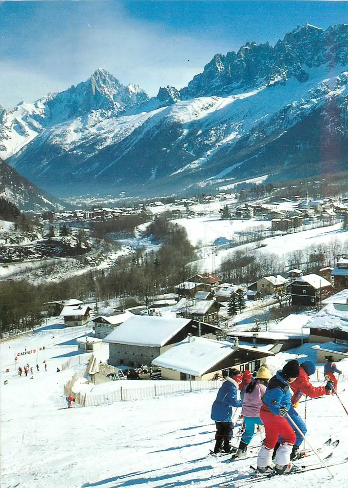 Les Houches — Teilansicht der Station — Grenoble Éditions - Vorderseite