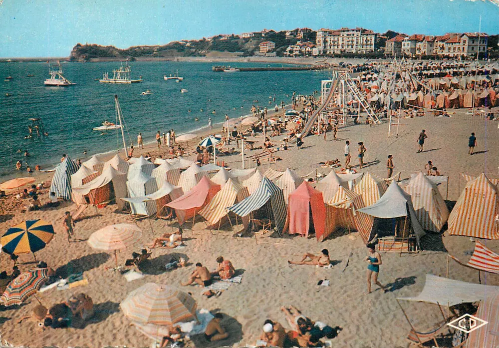 Praia de Saint-Jean-de-Luz — Reflexos da Costa Basca — Edições C.D. - Frente