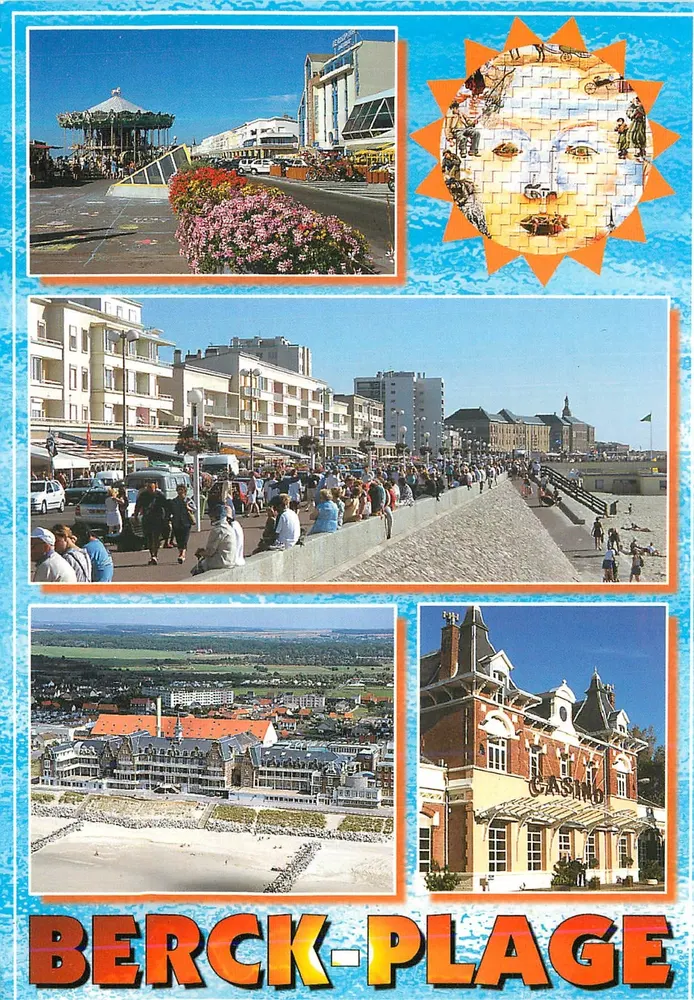 Berck-Plage — vista panorâmica e cassino — Edições Normandas LE GOUBEY - CAEN - Frente