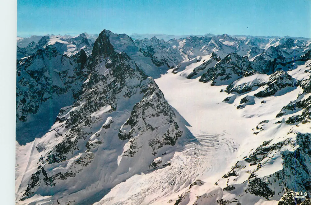 Massif dos Ecrins — Roche Faurio, Col des Ecrins, Pointe Louise — Lumicap - Frente