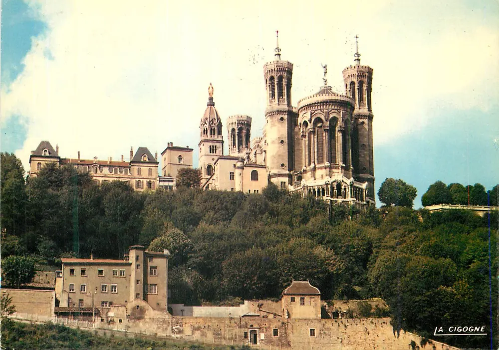 Basílica Nossa Senhora de Fourvière — Lyon — Edições La Cigogne - Frente