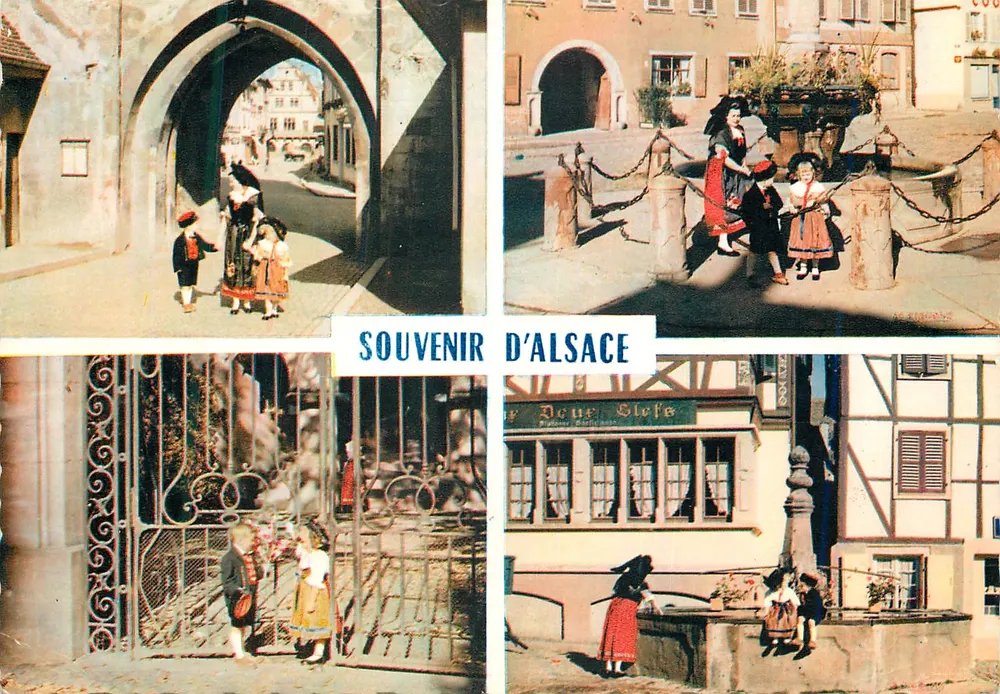 Souvenir da Alsácia — Editora: Editions de Haguenau, Strasbourg - Frente