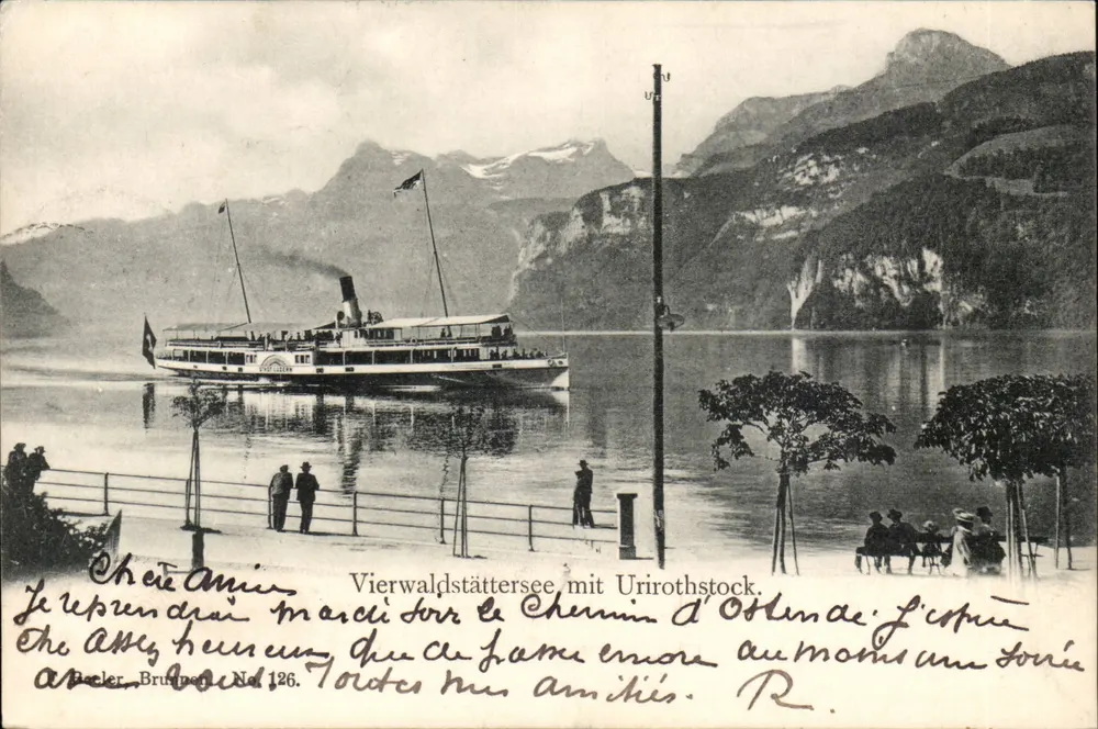 Vierwaldstättersee met Urirothstock — Brünner, Nr. 126 - Voorkant